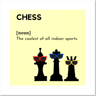 Chess Cool Definition Posters and Art